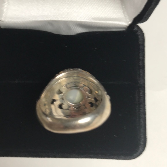 Authentic pearl and sterling silver ring - Picture 5 of 5